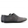 Herren Freizeitschuhe 760 grau Veloursleder