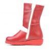 Kleinkinderstiefel 23c rot+weiß