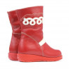 Kleinkinderstiefel 23c rot+weiß