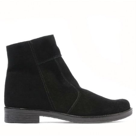 Jugendstiefel 452 Schwarz Velours