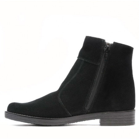 Jugendstiefel 452 Schwarz Velours