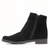 Jugendstiefel 452 Schwarz Velours