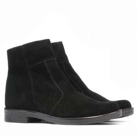 Jugendstiefel 452 Schwarz Velours