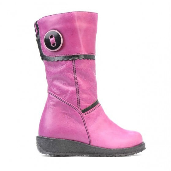 Kleinkindstiefel 25c rosa+schwarz Kleinkindstiefel 25c rosa+schwarz