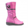 Kleinkindstiefel 25c rosa+schwarz