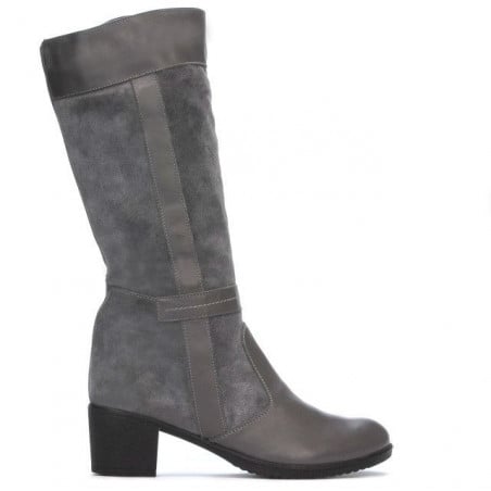 Damenstiefel 3250 grau kombiniert