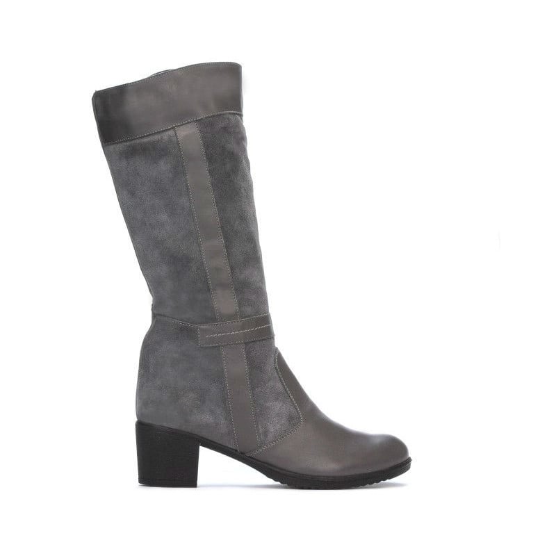 Damenstiefel 3250 grau kombiniert