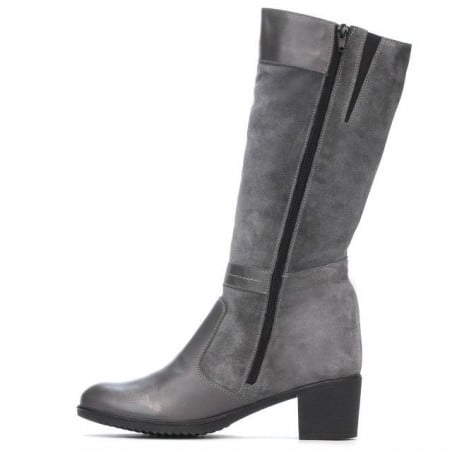 Damenstiefel 3250 grau kombiniert