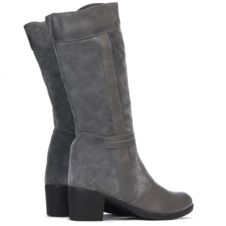 Damenstiefel 3250 grau kombiniert