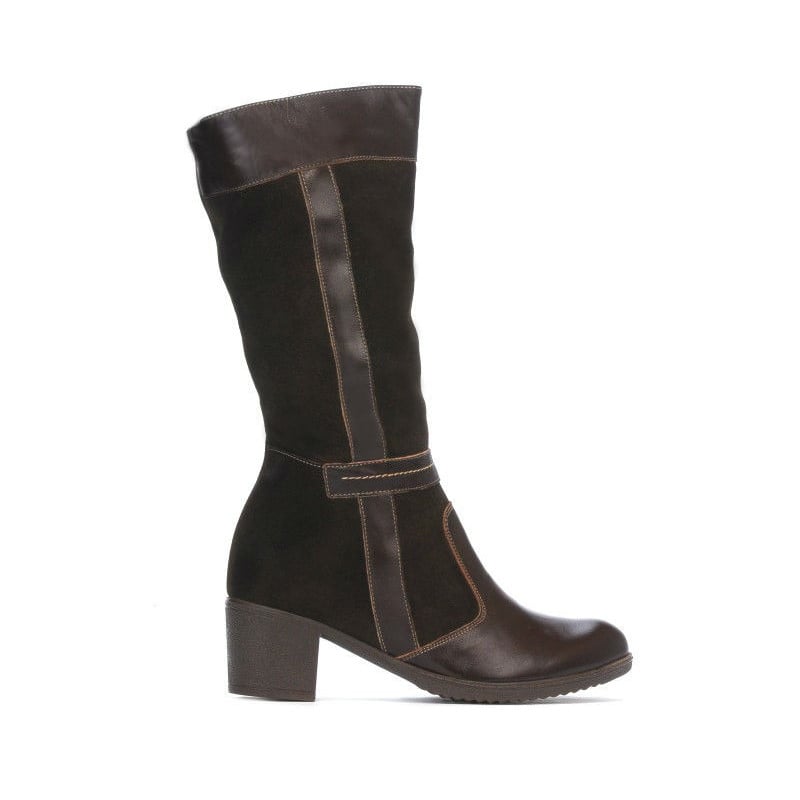 Damenstiefel 3250 Kaffee kombiniert
