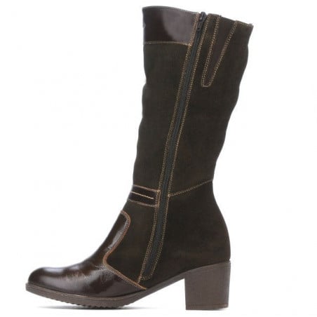 Damenstiefel 3250 Kaffee kombiniert