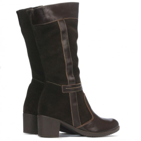 Damenstiefel 3250 Kaffee kombiniert
