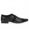 Elegante Herrenschuhe 742 schwarz kombiniert