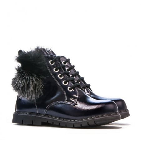 Kleinkinderstiefel 38c Lack Indigo