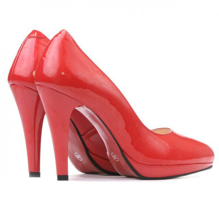 Elegante Damenschuhe 1233 roter Lack