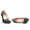 Damen elegante Schuhe 1233 schwarz