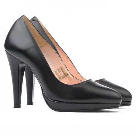 Damen elegante Schuhe 1233 schwarz