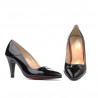 Damen elegante Schuhe 1231 schwarzer Lack