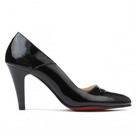 Damen elegante Schuhe 1231 schwarzer Lack Damen elegante Schuhe 1231 schwarzer Lack