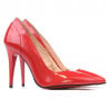 Elegante Damenschuhe 1230 rotes Lackleder