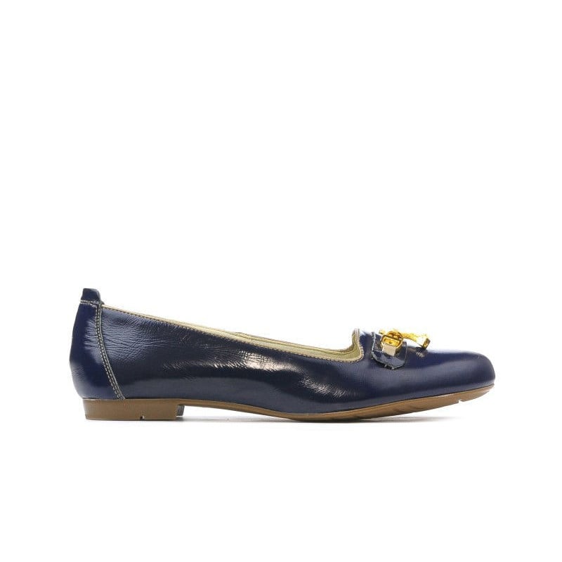 Damen Freizeitschuhe 639 Lack Indigo