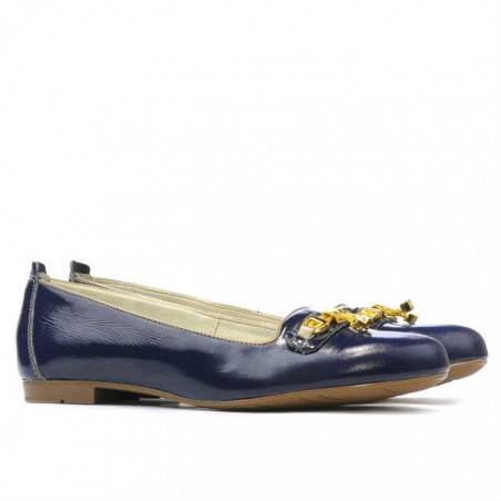 Damen Freizeitschuhe 639 Lack Indigo