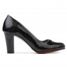 Elegante Damenschuhe 1213 schwarzer Lack