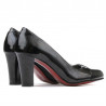 Elegante Damenschuhe 1213 schwarzer Lack