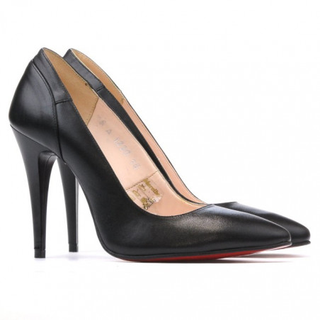 Damen elegante Schuhe 1230 schwarz