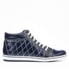 Damenstiefeletten 3283 Lack Indigo