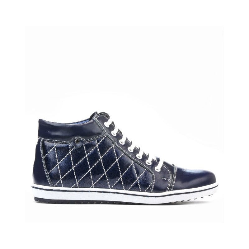 Damenstiefeletten 3283 Lack Indigo