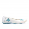 Kinderschuhe 117 weiß+blau