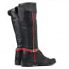 Damenstiefel 3263 schwarz+bordeaux