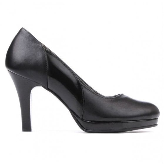 Elegante Damenschuhe 1207 schwarz kombiniert