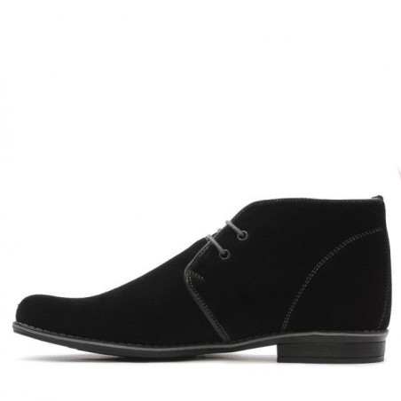 Jugendstiefel 464 schwarz Velours