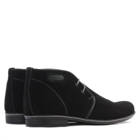 Jugendstiefel 464 schwarz Velours