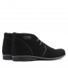 Jugendstiefel 464 schwarz Velours