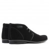Jugendstiefel 464 schwarz Velours