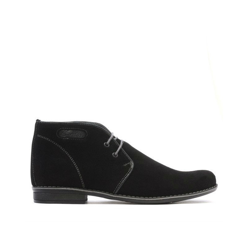 Jugendstiefel 464 schwarz Velours