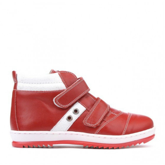 Kinderstiefel 3207 rot+weiß Kinderstiefel 3207 rot+weiß