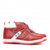 Kinderstiefel 3207 rot+weiß