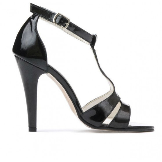 Damen Sandalen 1239-1 schwarz Lack Damen Sandalen 1239-1 schwarz Lack