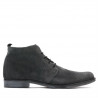 Herrenstiefel 412 Antrazit Velours