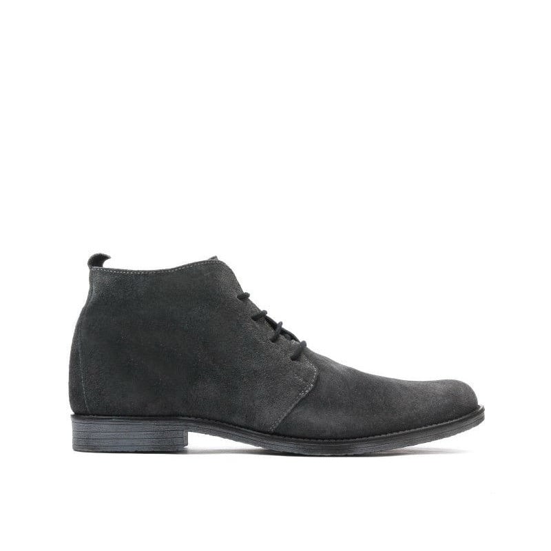 Herrenstiefel 412 Antrazit Velours