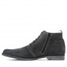 Herrenstiefel 412 Antrazit Velours