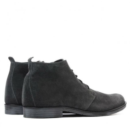 Herrenstiefel 412 Antrazit Velours