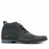 Herrenstiefel 412 Antrazit Velours