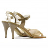 Damen Sandalen 1240 Lack Beige
