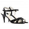 Damensandale 1240 Lack Schwarz