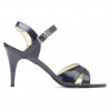 Damen Sandalen 1240 Lack Indigo